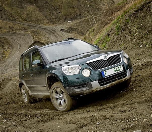 Skoda Yeti Serienproduktion gestartet: Bei letzten Verifizierungstests in Norwegen wurde das SUV noch einmal auf Herz und Nieren geprüft. Foto: Skoda Auto Deutschland GmbH